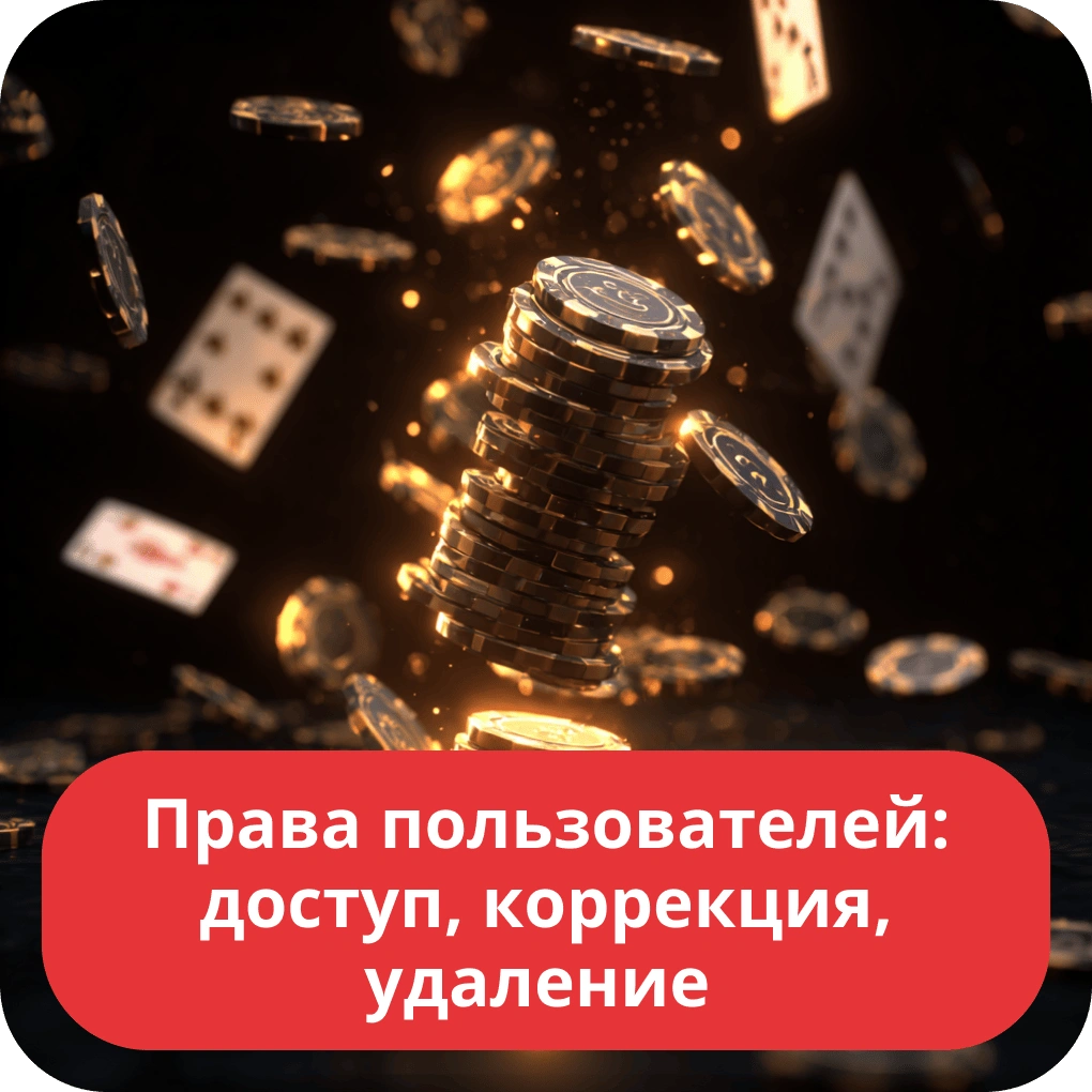 Права пользователей: доступ, коррекция, удаление